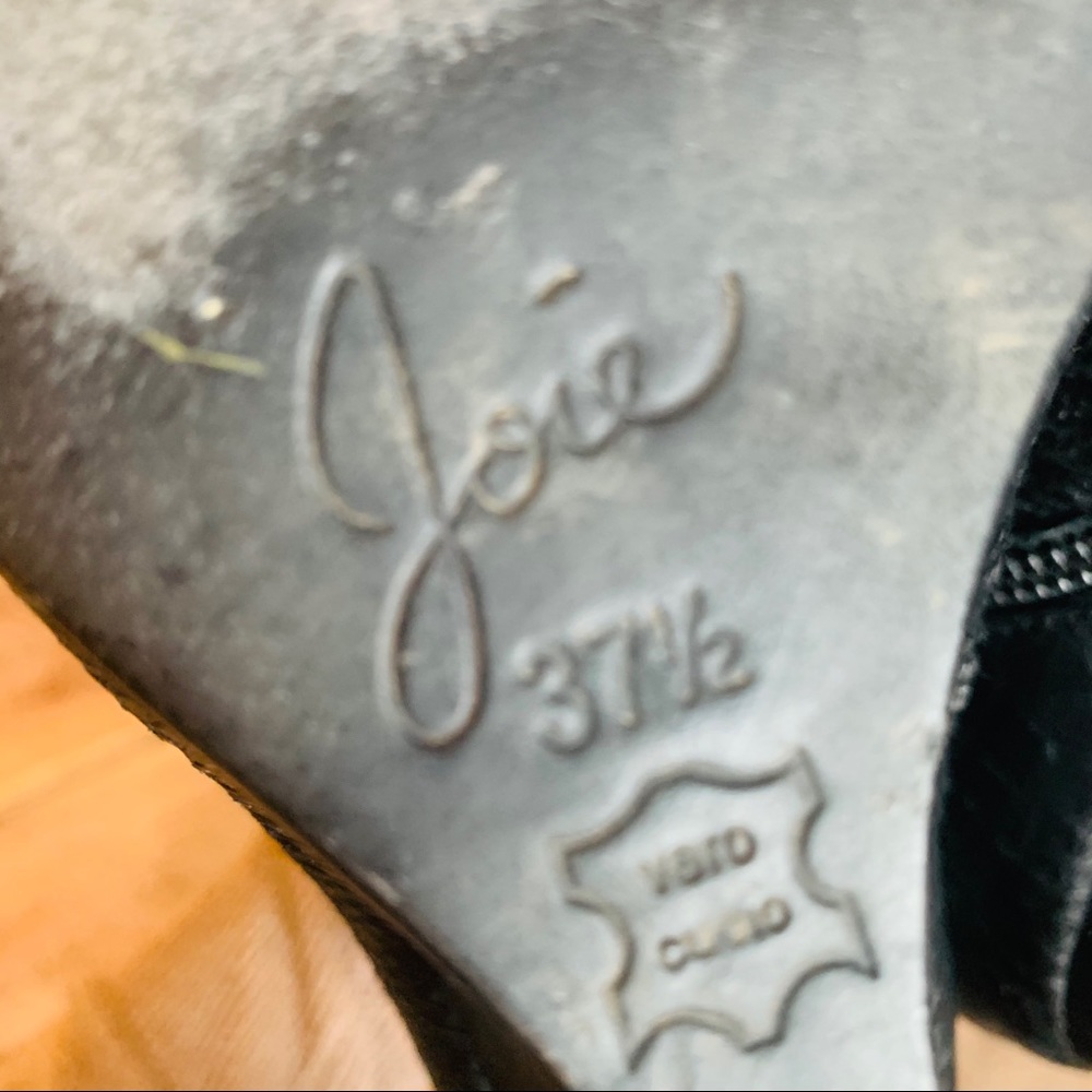 JOIE Jalena Snake Embossed Wedge Ankle Boot - Picture 8 of 9